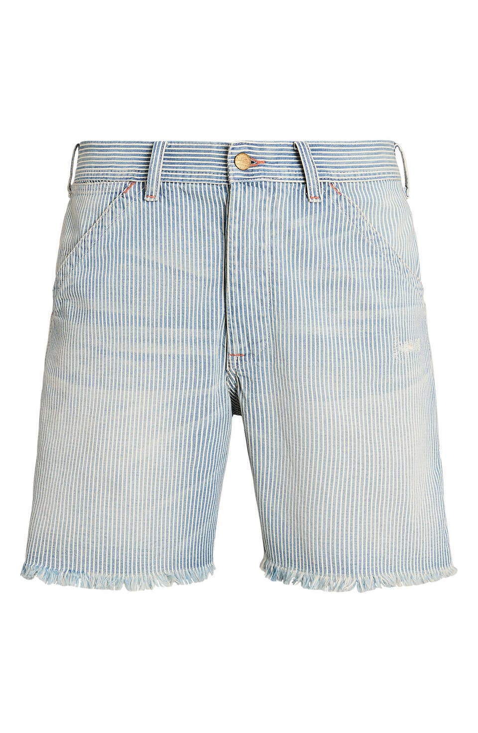 Ralph Lauren Stripe Cutoff Denim Carpenter Shorts (2)
