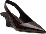Stuart Weitzman Vinnie Slingback Wedge Pump
