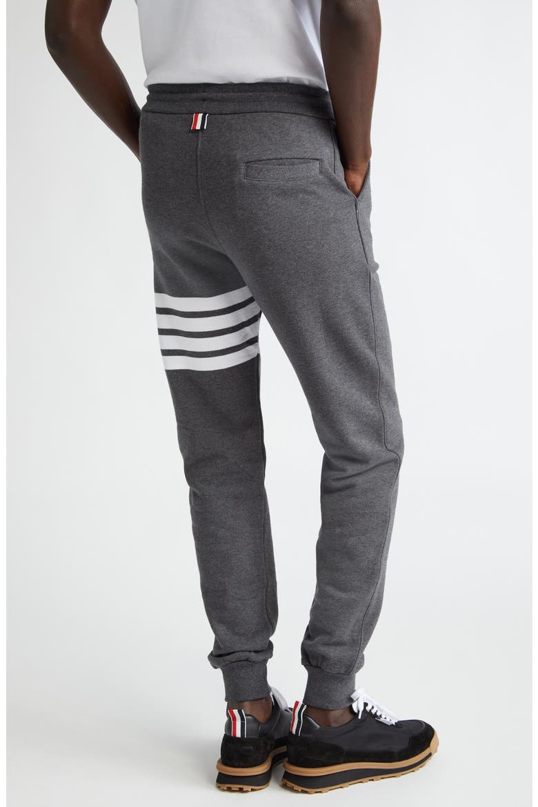Stripe Jogger Pants, Alternate, color, DARK GREY