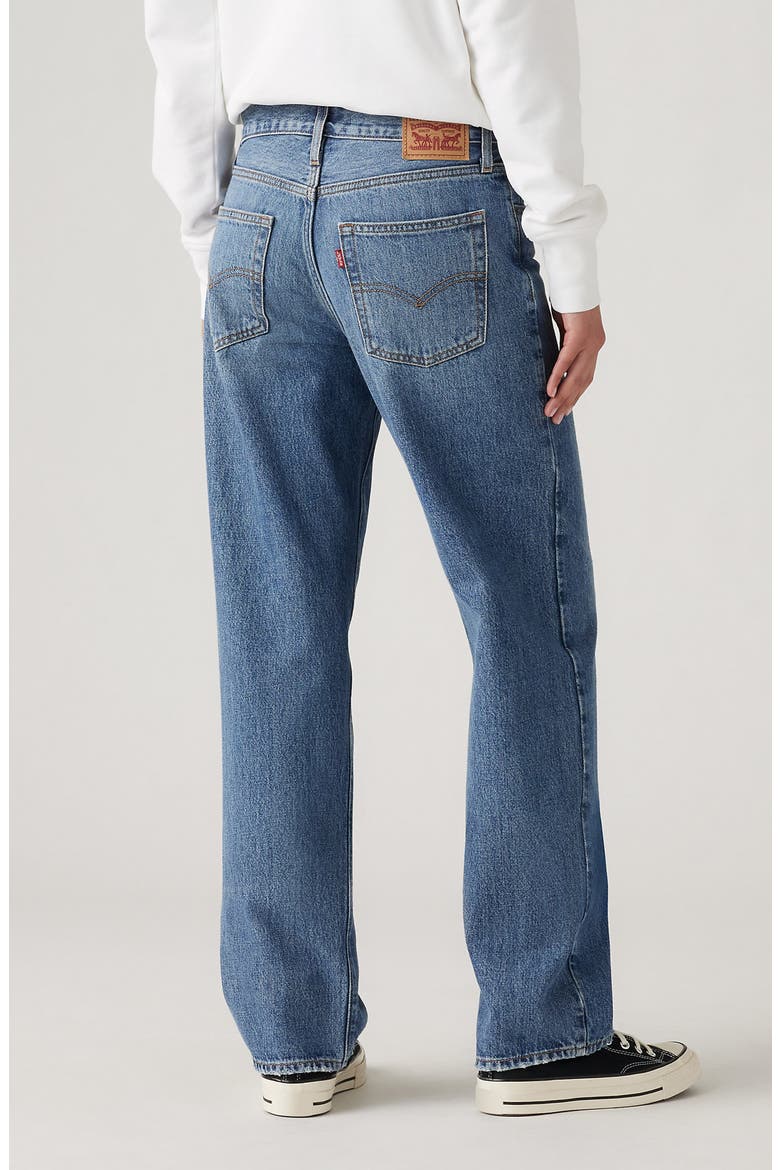 94 Mid Rise Baggy Jeans, Alternate, color, WORN MEMORY