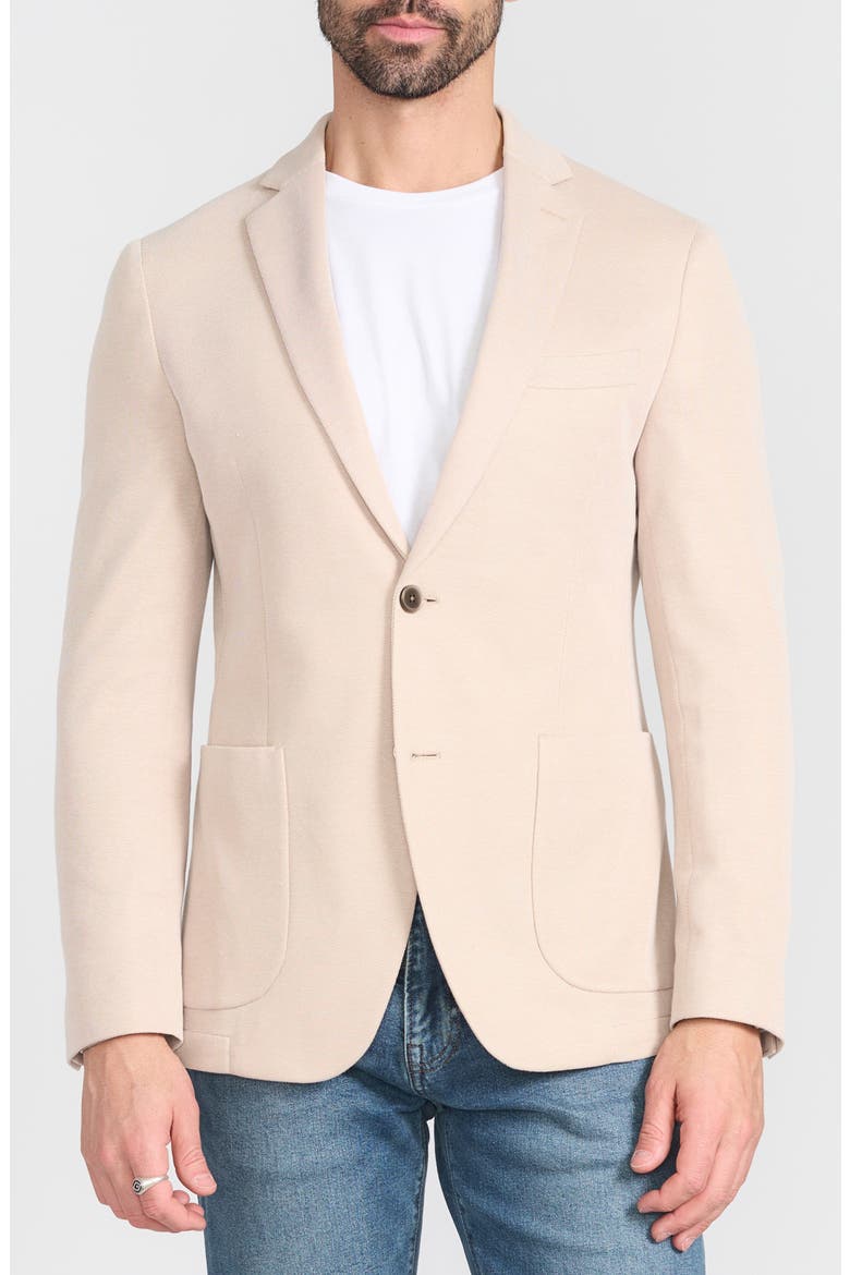 Textured Knit Sport Coat, Main, color, TAN