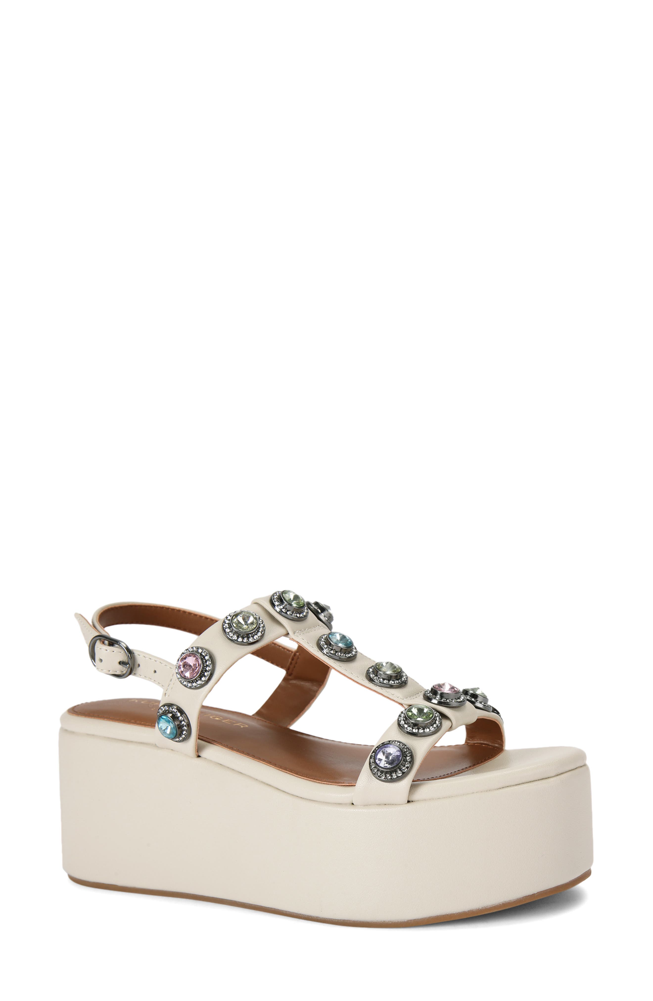 Kurt Geiger London Octavia Slingback Platform Sandal, Main, color, 