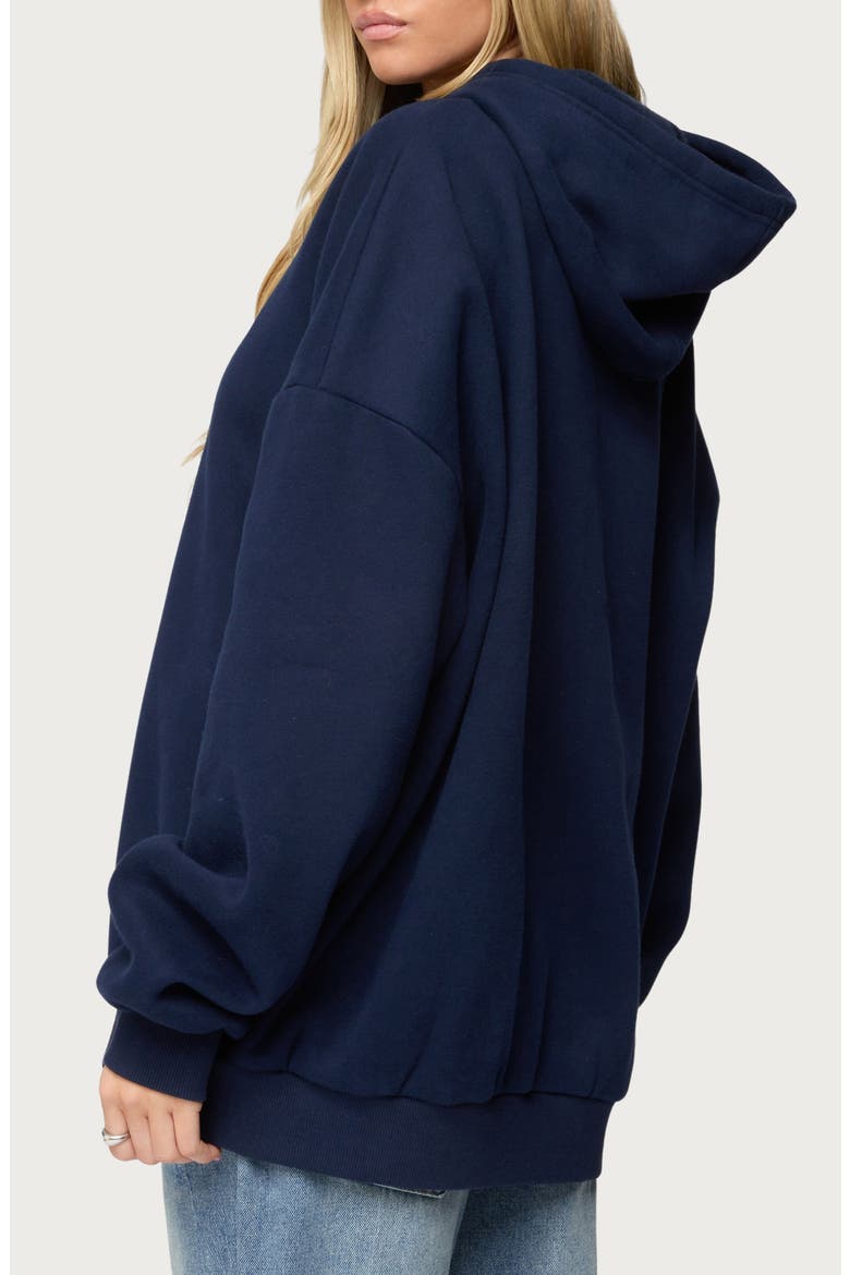 Rhyan 76 Oversize Hoodie, Alternate, color, NAVY