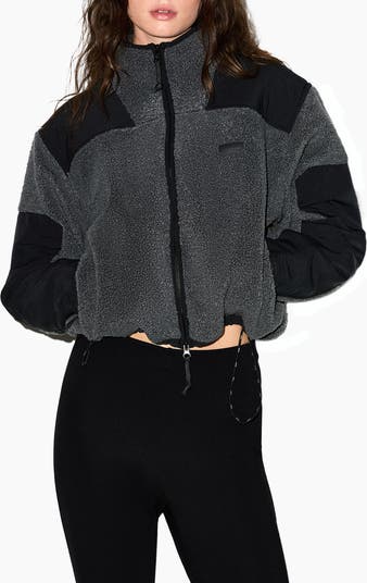 Faux Shearling Zip Jacket