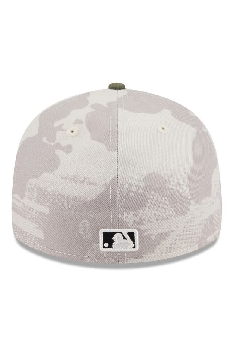 Men's New Era Light Beige/Olive Washington Nationals 2025 Armed Forces Day Low Profile 59FIFTY Fitted Hat, Alternate, color, Light Beige