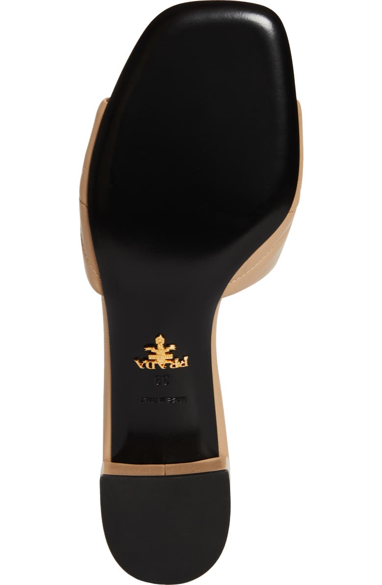 Prada Diagram Slide Sandal, Alternate, color, Sabbia