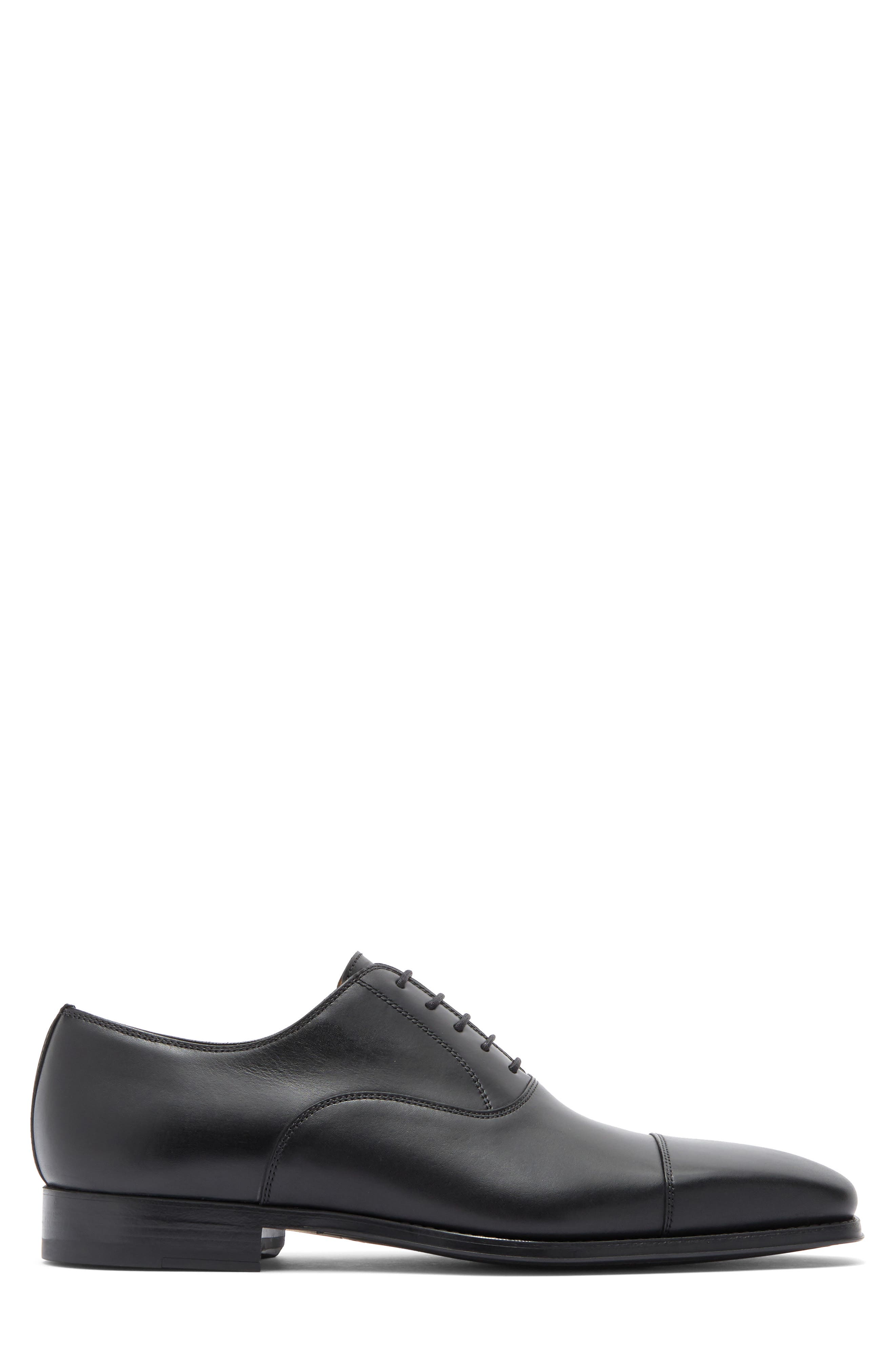Magnanni Terril Leather Oxford, Alternate, color, Black