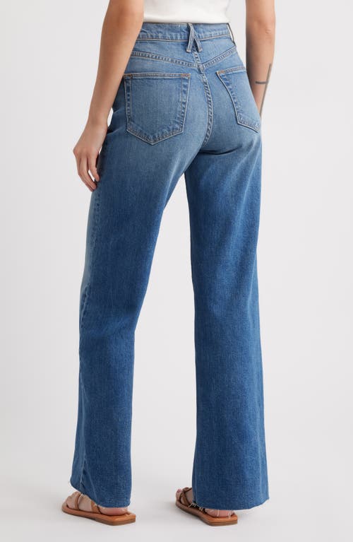 SLVRLAKE SLVRLAKE GRACE HIGH WAIST RAW HEM WIDE LEG JEANS 