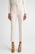 TOM FORD Wool Stretch Grain de Poudre Tailored Pants