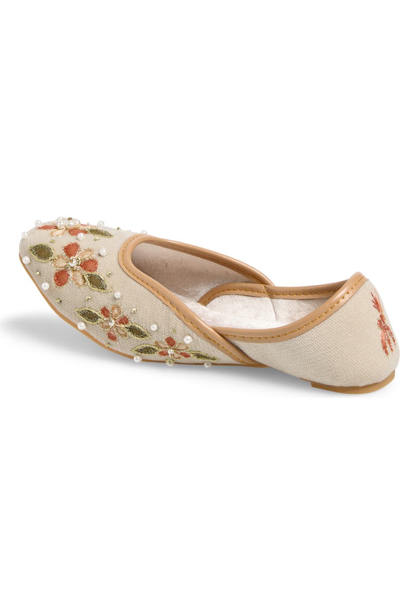 FUCHSIA Chaman Flat, Alternate, color, Light Beige