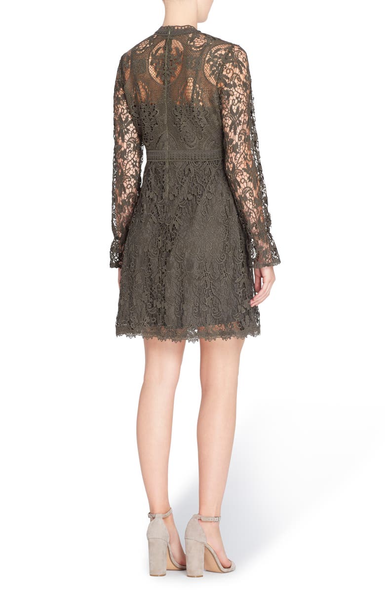Catherine Catherine Malandrino Miia Lace Fit & Flare Dress, Alternate, color, 