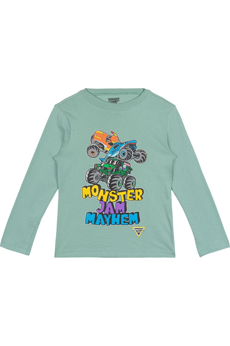 2-Pack Long Sleeve T-Shirt, Alternate, color, Sage Blue Grave Digger