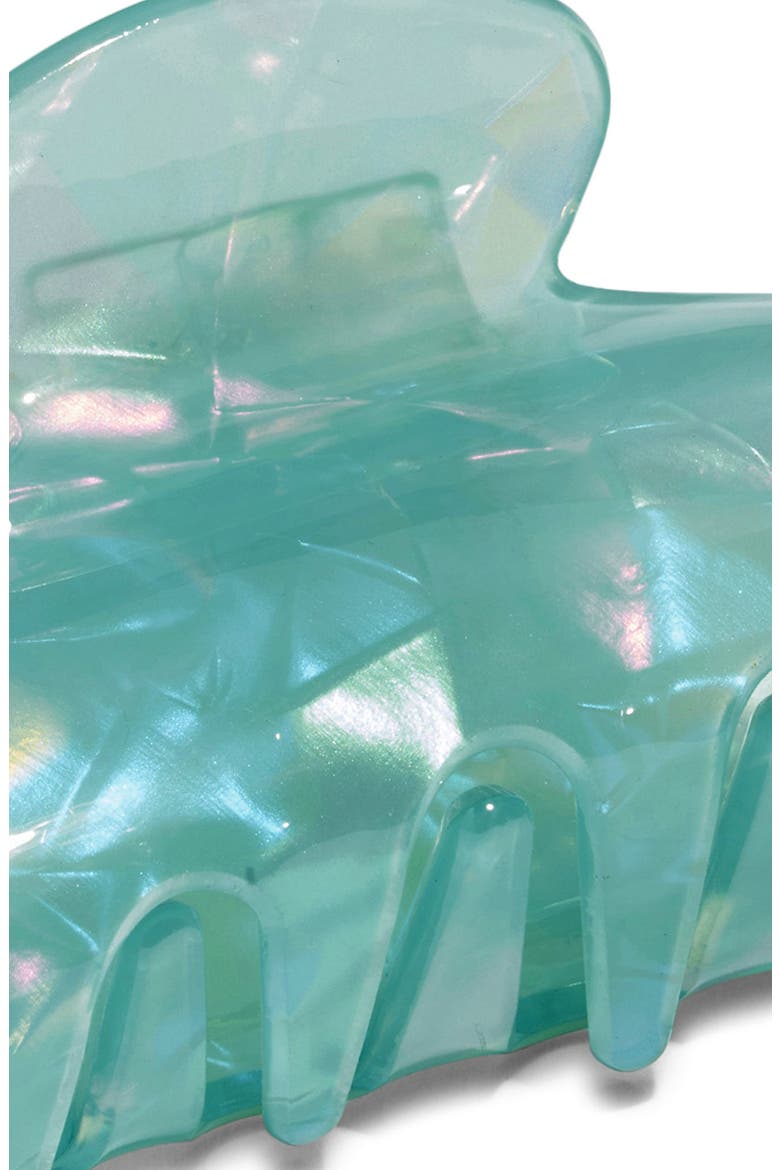 Pearlized Claw Clip, Alternate, color, SAGE GREEN