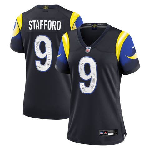 Women's Nike Matthew Stafford Midnight Blue Los Angeles Rams 2025 Rivalries Collection Game Jersey