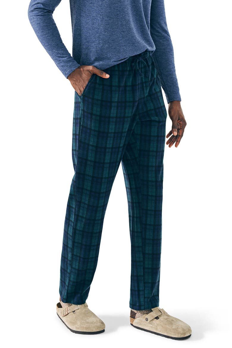 Legend Organic Cotton Pajama Pants, Main, color, BLACKWATCH