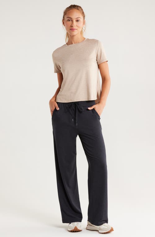 Zella Restore Soft Lite Relaxed Tee In Neutral