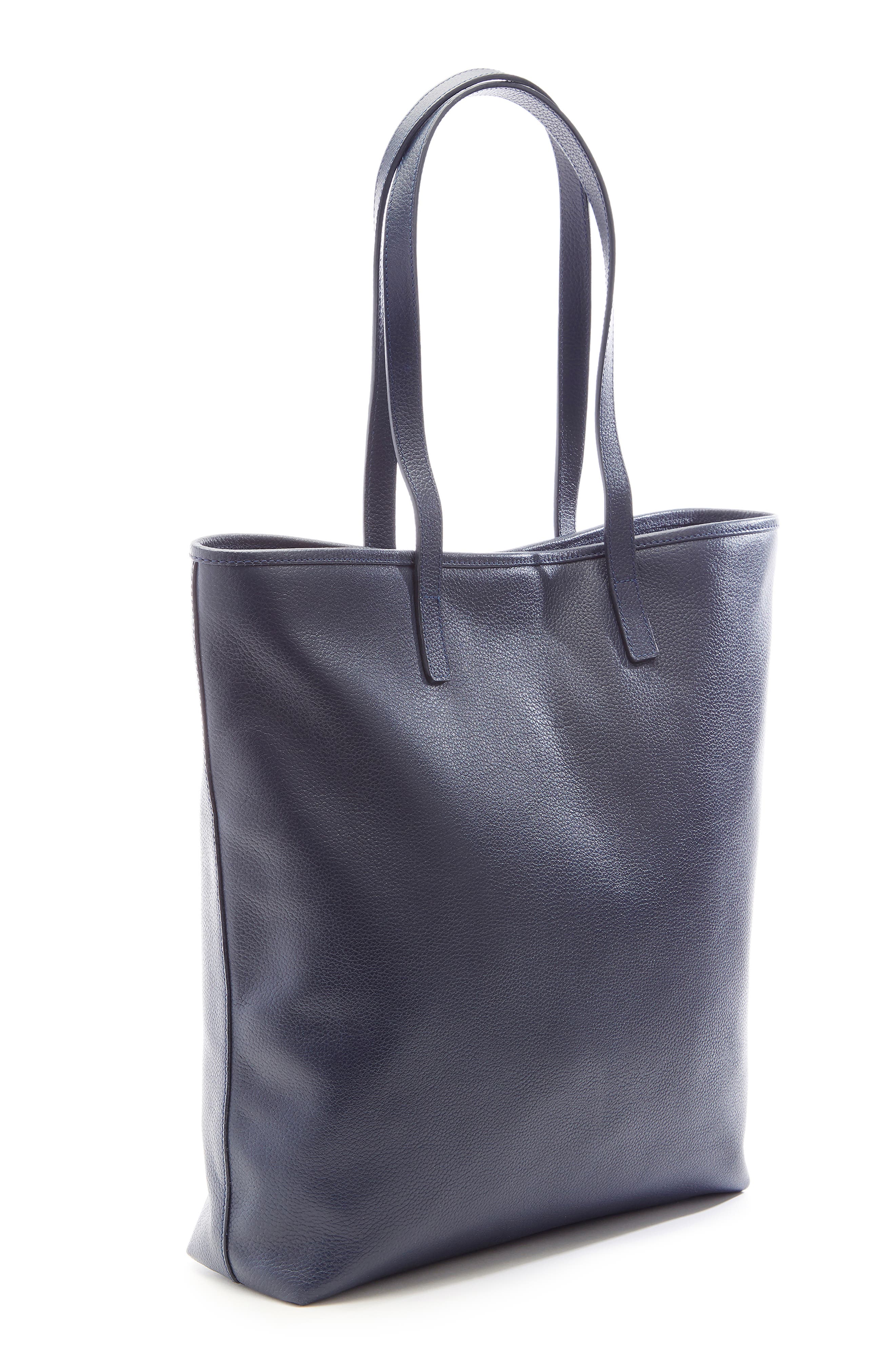 Personalized Tall Tote & Wristlet, Alternate, color, NAVY BLUE - DEBOSS