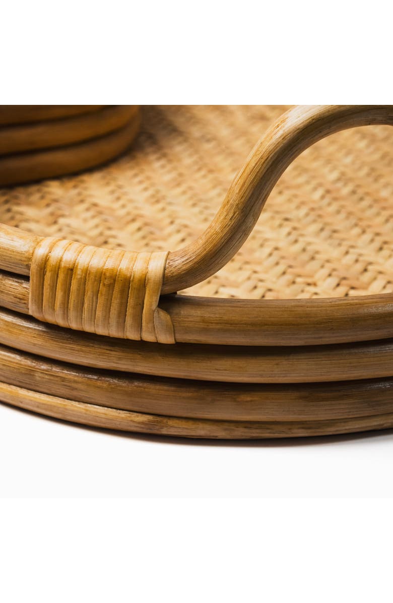 Wicker Village Lily Pad Tray, Alternate, color, Small