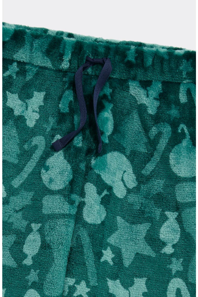 Kids' Print Fleece Sleep Pants, Alternate, color, CHRISTMAS ICONS