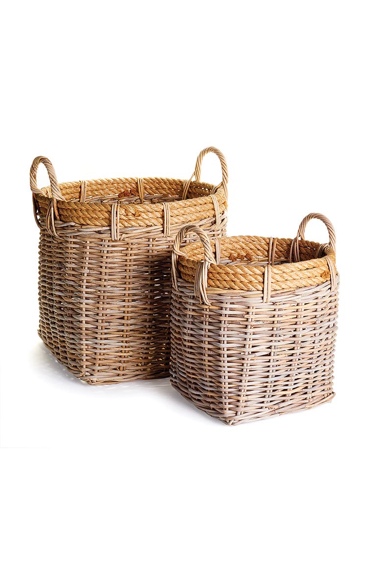 Sonoma Harvest Baskets, Set Of 2, Main, color, Brown