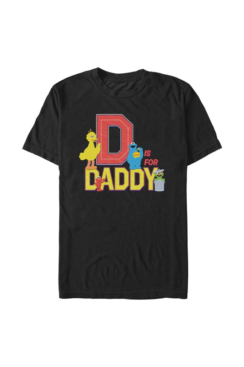 Men's D Is for Daddy Graphic T-Shirt, Main, color, Black