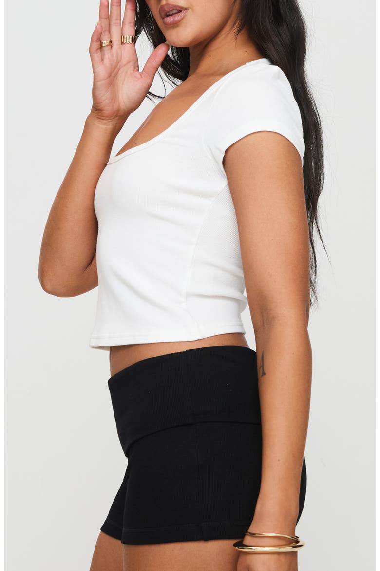Baseline Square Neck Rib Tank, Alternate, color, WHITE