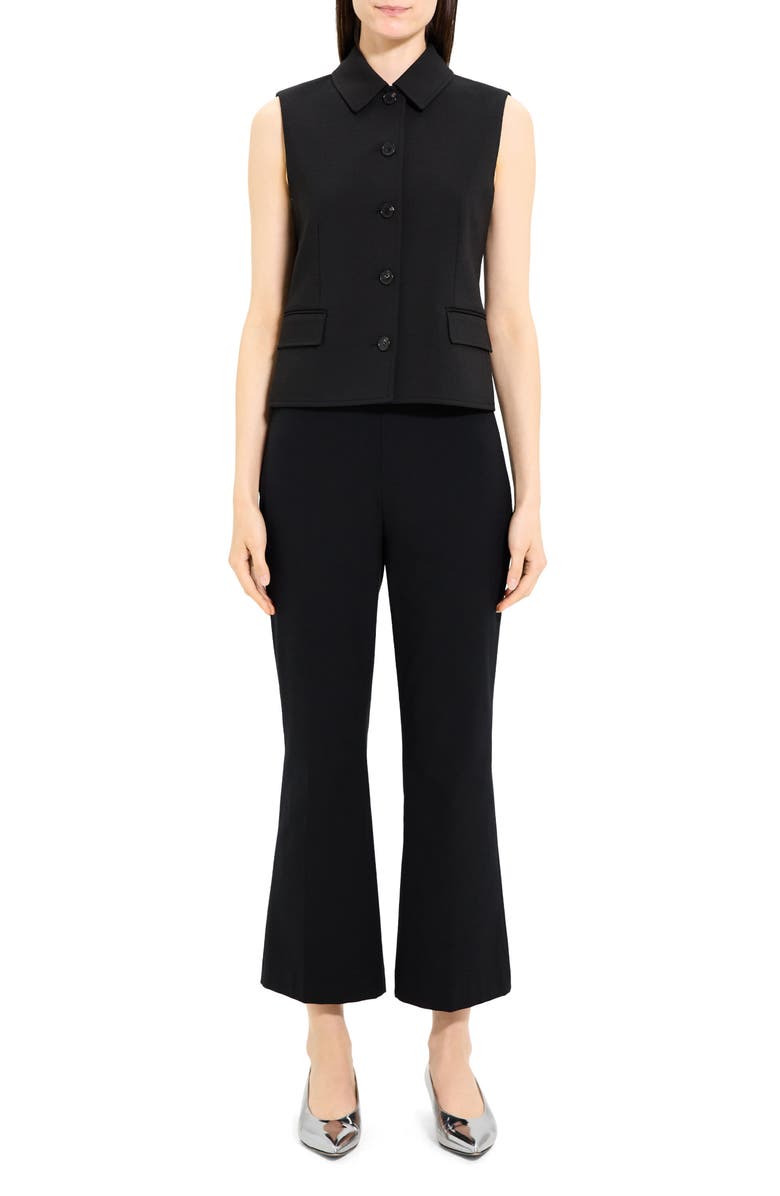 Theory Tailored Wool Blend Vest, Alternate, color,