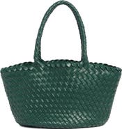 URBAN EXPRESSIONS HANDBAGS Woven Faux Leather Tote Bag