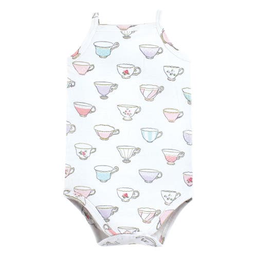 Hudson Baby Soft Cotton Sleeveless Bodysuit In Multi