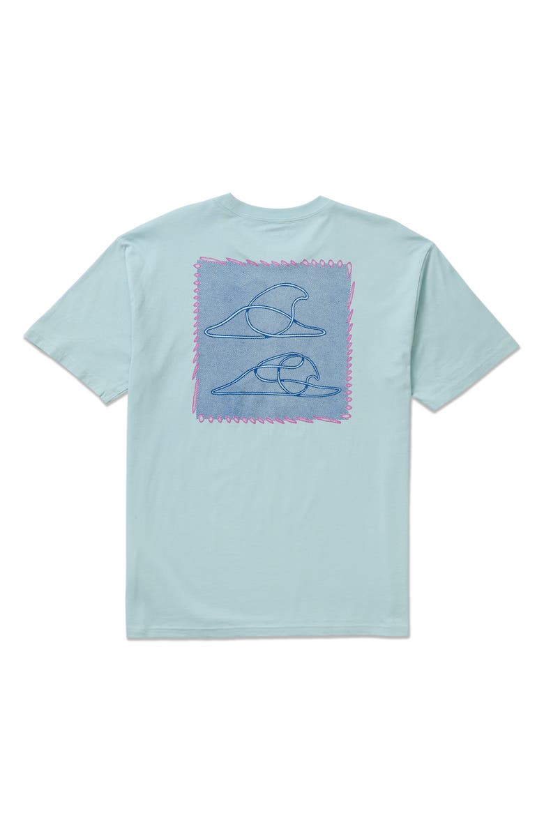 Billabong Apex Wave Cotton Graphic T-Shirt, Alternate, color, Dry Blue Wash