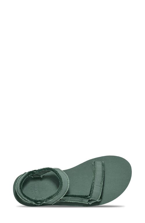 Teva Midform Universal Canvas Sandal In Silver Pine