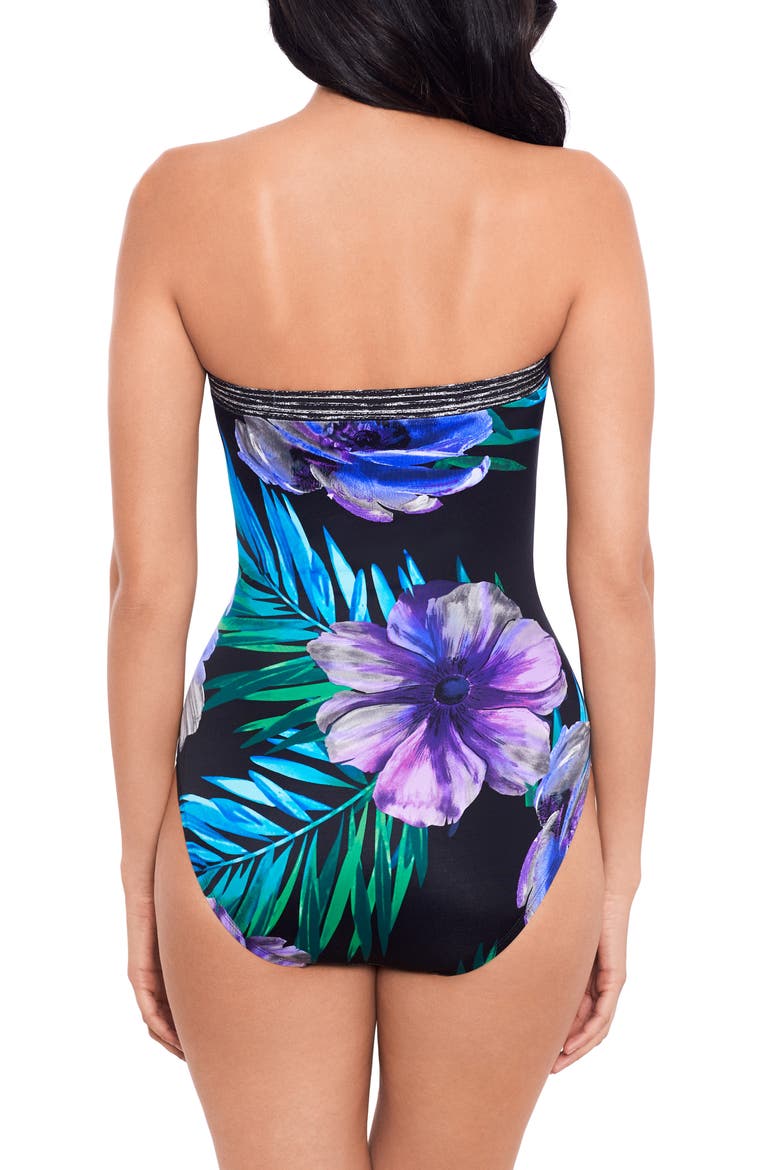 Flora Aura Avanti One-Piece Swimsuit, Alternate, color, BLM