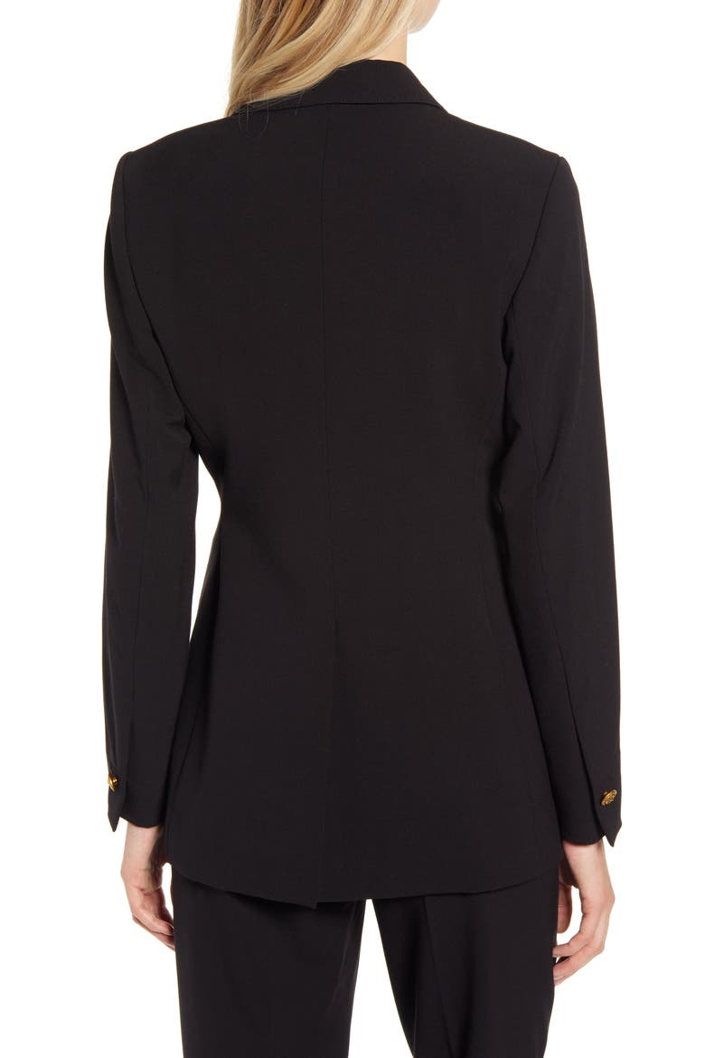 Peaked Lapel Blazer, Alternate, color, ANNE BLACK