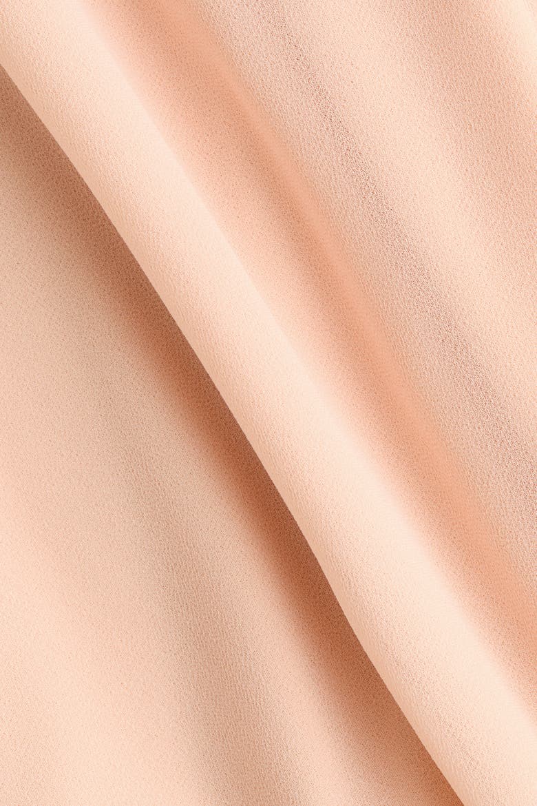 Flounced Tie-strap Dress, Alternate, color, Light peach pink