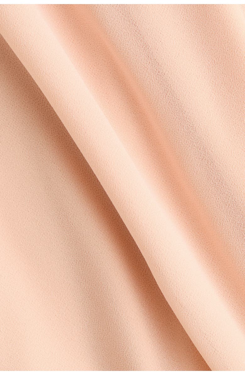H&M Flounced Tie-strap Dress, Alternate, color, Light Peach Pink