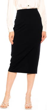 Alexia Admor Jacki Pencil Midi Skirt