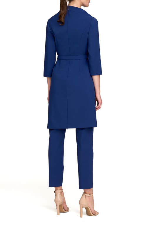 Kay Unger Perdita Jumpsuit In Admiral Blue