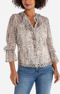Liverpool Los Angeles Ruffle Top