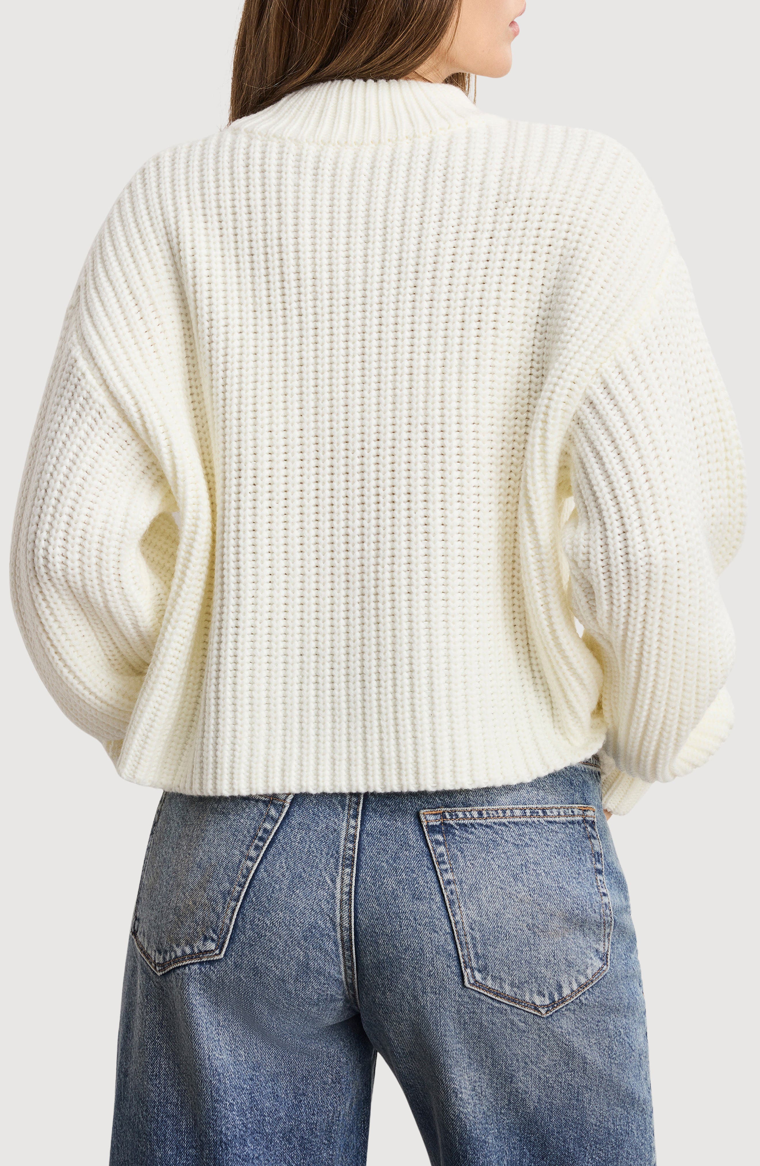 Chunky Mock Neck Sweater - image 4