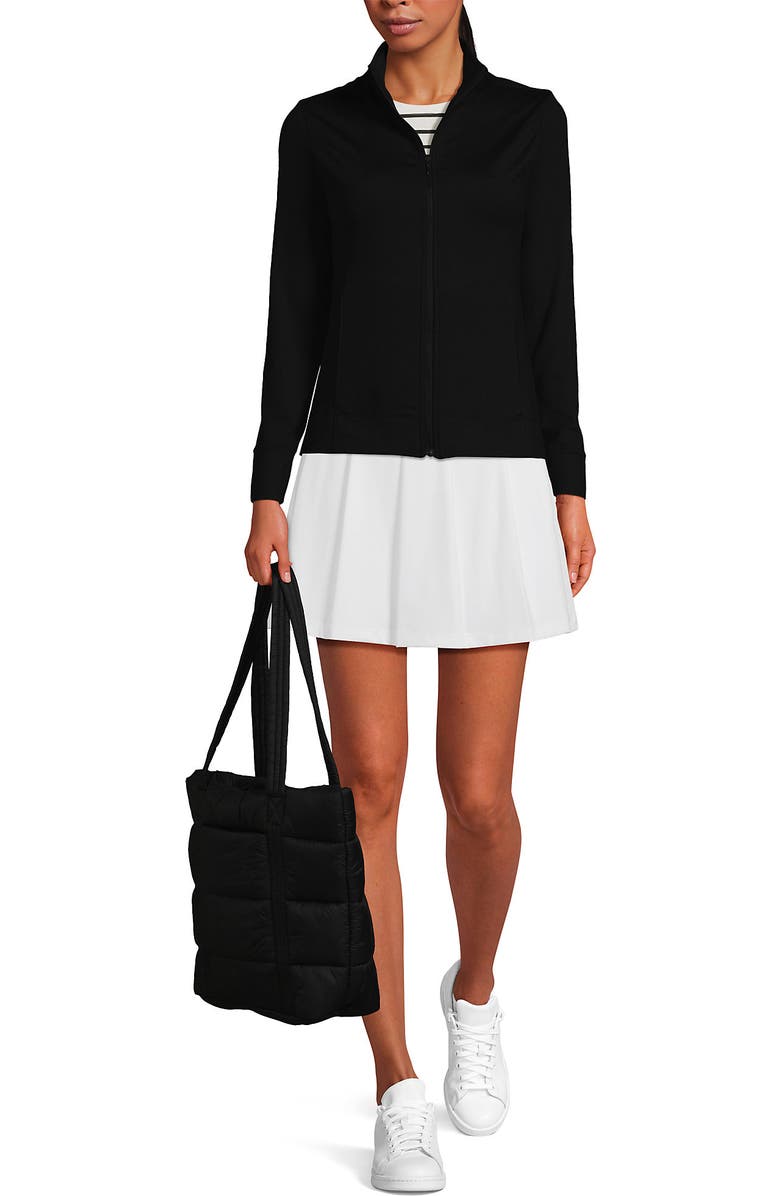 Lands' End Wanderweight Ultralight Packable Tote Bag, Alternate, color, Black