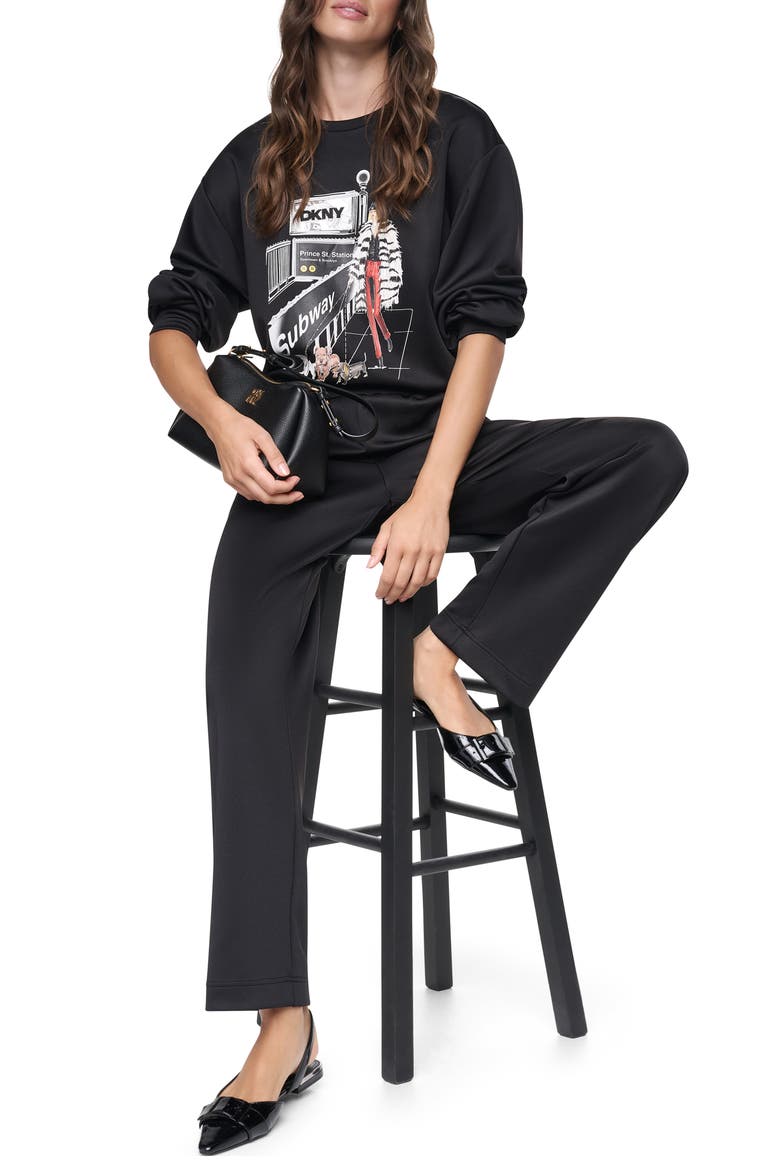 Prince Station Sweatshirt, Alternate, color, BLACK