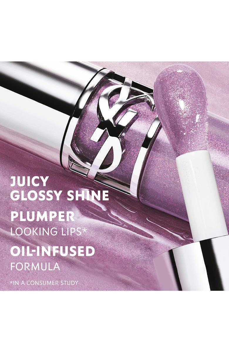 Yves Saint Laurent Loveshine Plumping Lip Oil Gloss with Hyaluronic Acid, Alternate, color, 04 Honey Pure Love