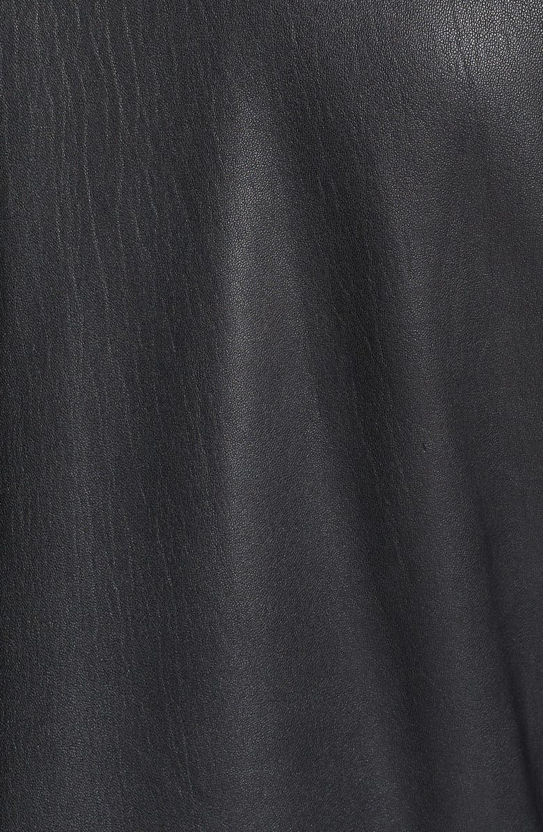 Field Scout Hooded Leather Jacket, Alternate, color, 