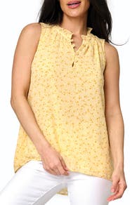 GIBSONLOOK Respect the Ruffle Sleeveless Top