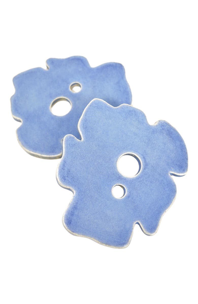 Mikkarbo Flower Frogs - Set of 2, Main, color, Blue