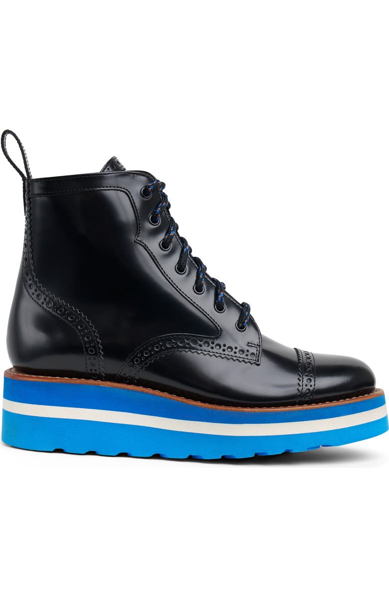 The Office of Angela Scott Ms. Chicago Platform Bootie, Alternate, color, Black