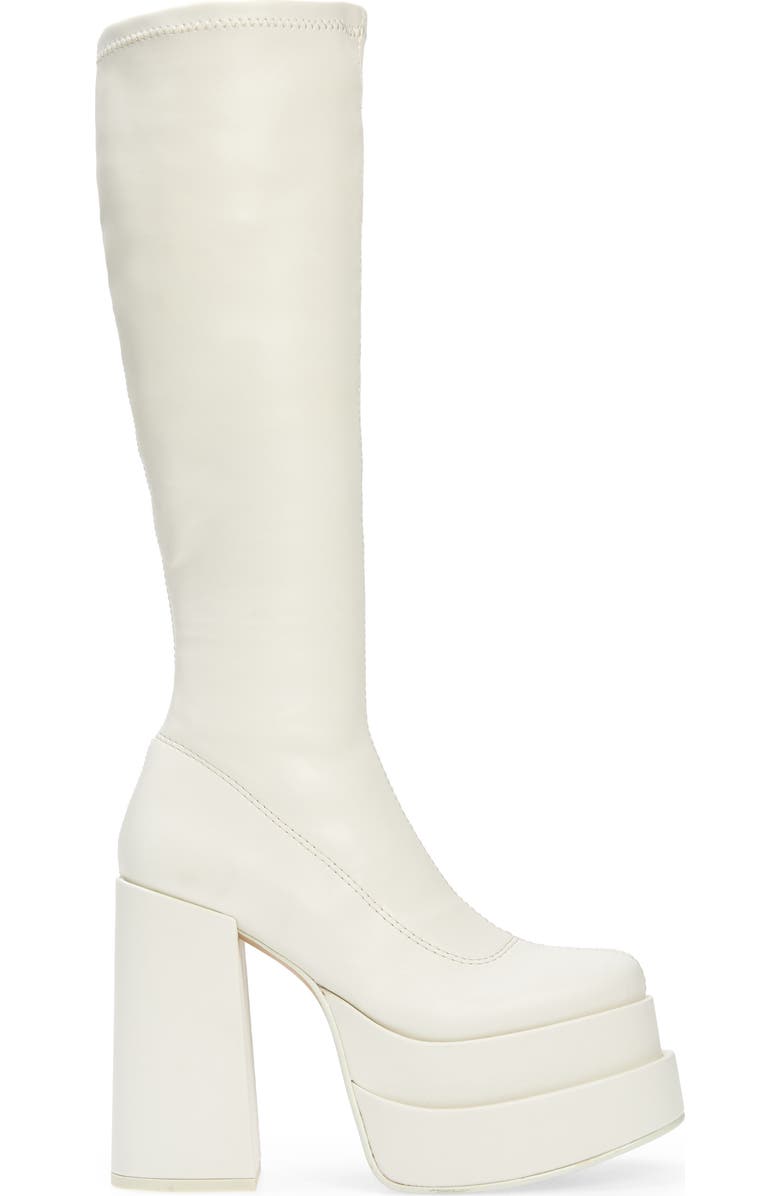 Steve Madden Cypress Platform Boot, Alternate, color, Off White