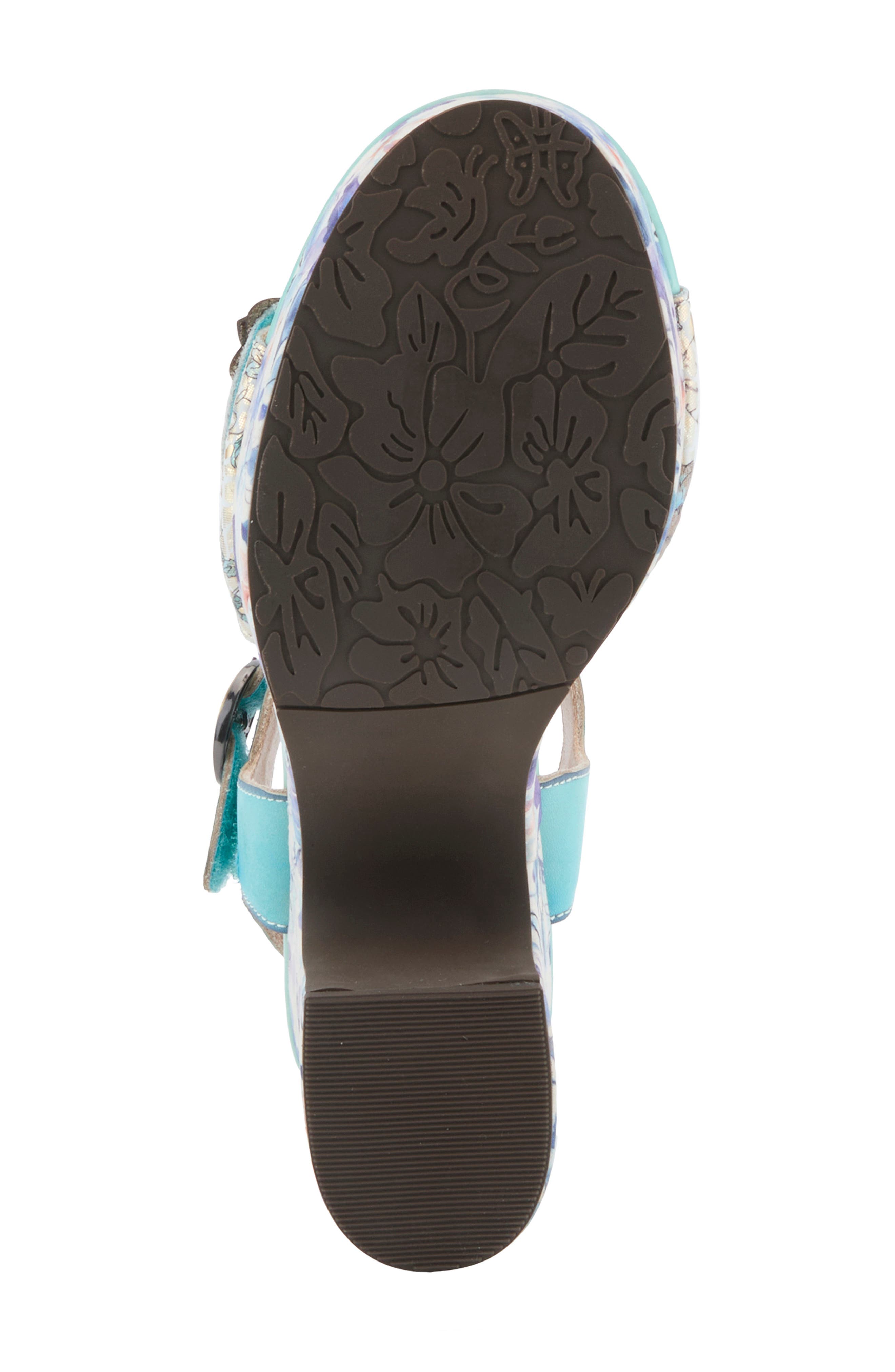 Felis Platform Sandal, Alternate, color, SKY BLUE MULTI