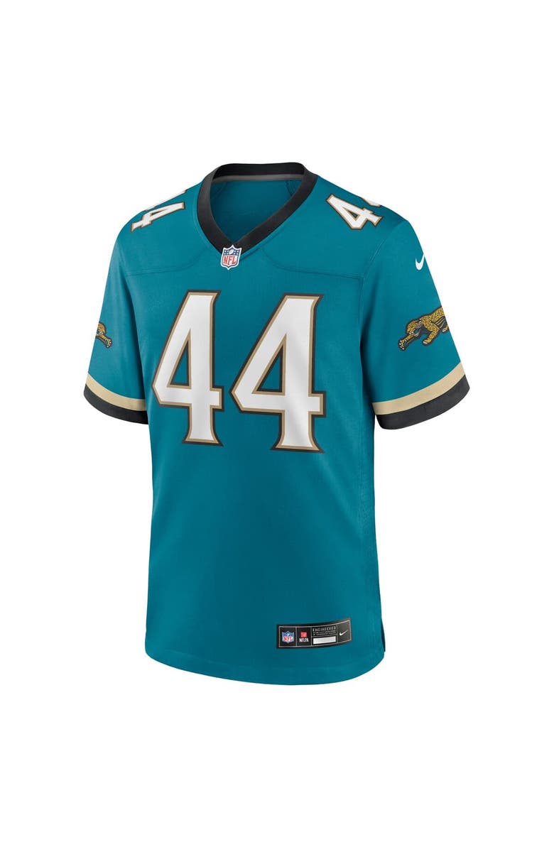 Nike Men's Nike Travon Walker Teal Jacksonville Jaguars Prowler Throwback Player Game Jersey, Alternate, color, Teal