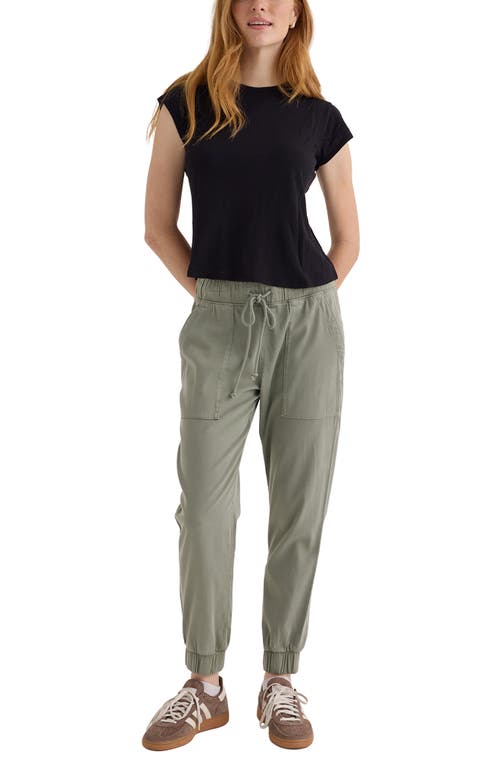 Bella Dahl Pocket Joggers In Green